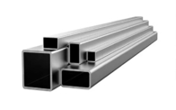 Анодированная алюминиевая трубка профилирует серебряную квадратную неубедительную трубу 100 x 100