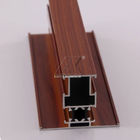 6063 алюминиевых поверхностного покрытия многократной цепи зерна профиля Т5 двери деревянных