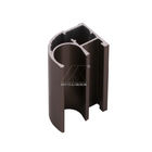 6063 анодируйте полость профиля бронзового шкафа алюминиевую, овальную форму