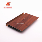 3d имитируя профиль деревянного зерна подковообразный алюминиевый для потолка