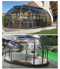 шатер Glamping купола 4.5mX6m прозрачный для на открытом воздухе развлечений