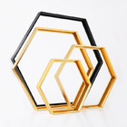 Шестиугольные алюминиевые профили мебели рамки зеркала для показа изображения