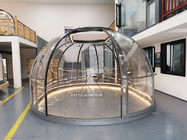 Шатер торговой выставки купола профиля на открытом воздухе ясного прозрачного ПК большой алюминиевый для располагаться лагерем